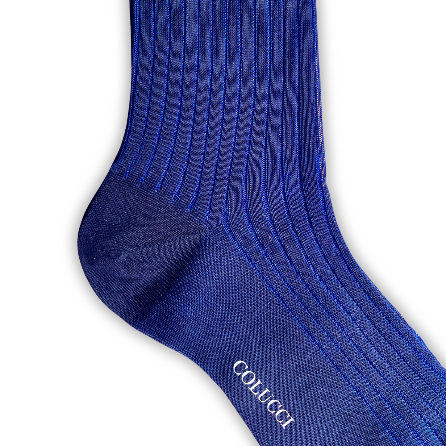 Navy & Blue Cotton Dress Socks