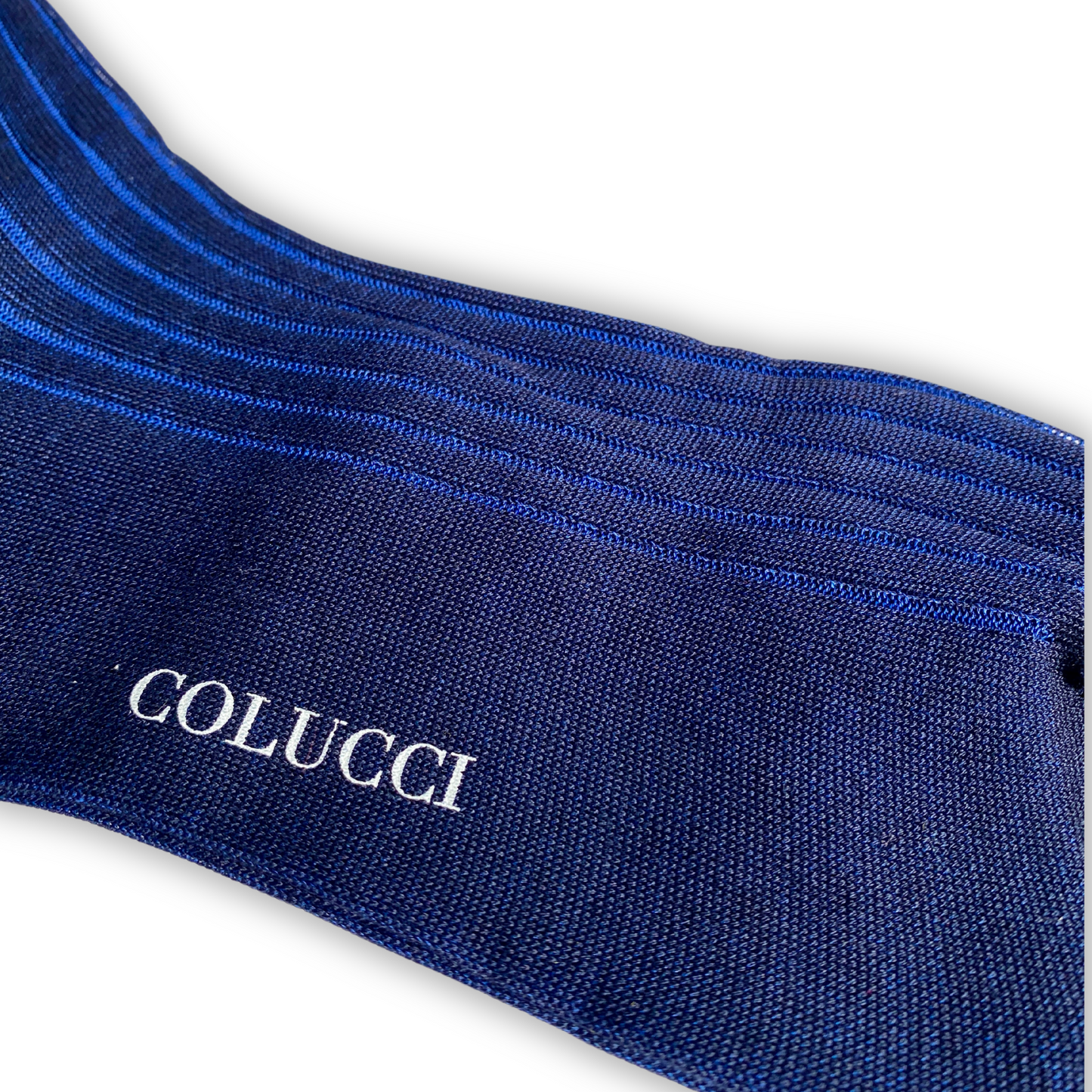 Navy & Blue Cotton Dress Socks