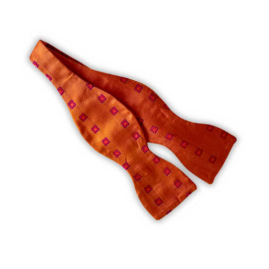 Orange Kelly Bow Tie