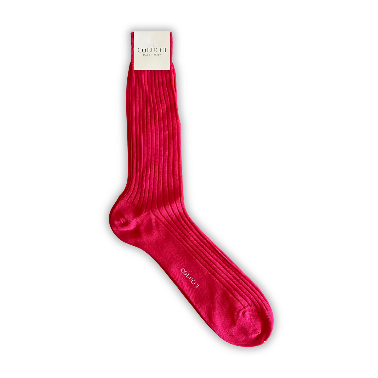 Pink Cotton Dress Socks