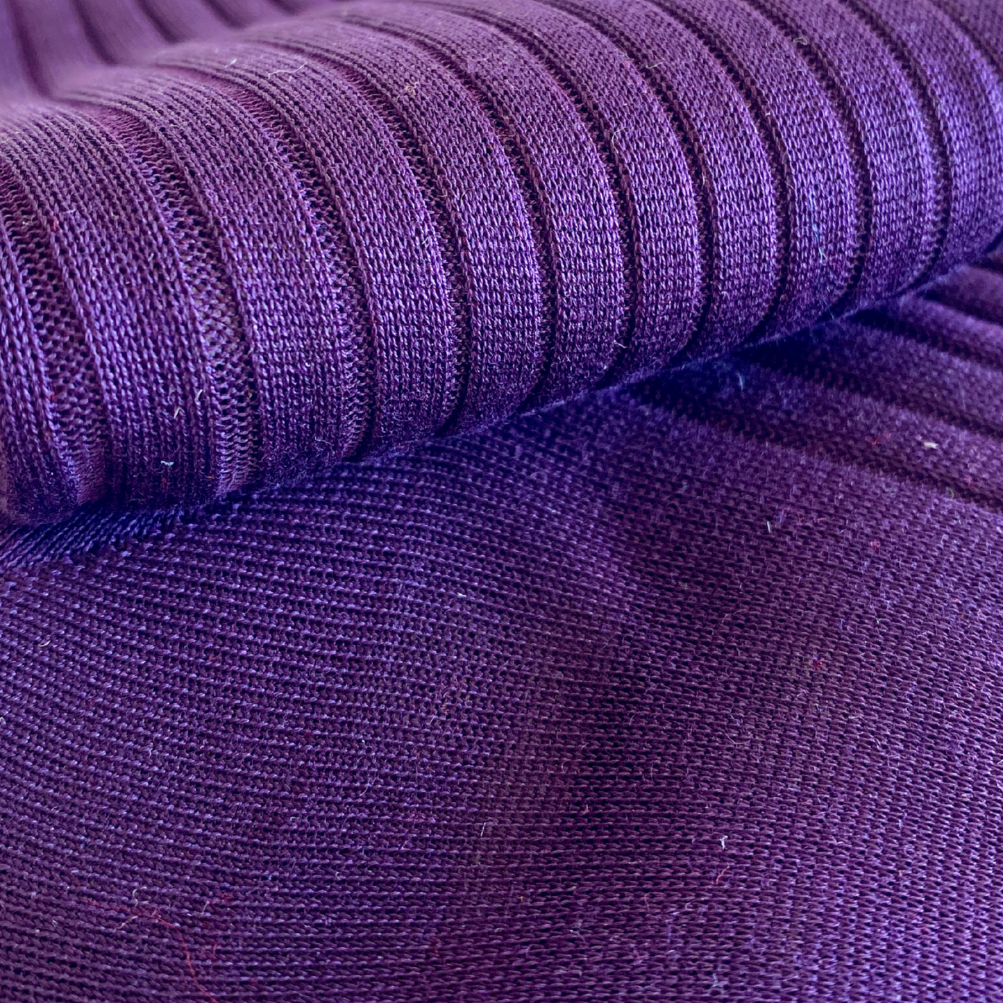 Purple Cotton Dress Socks