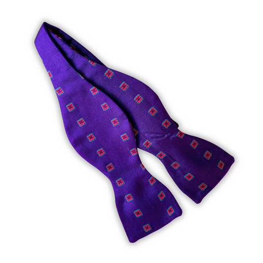 Purple Kelly Bow Tie