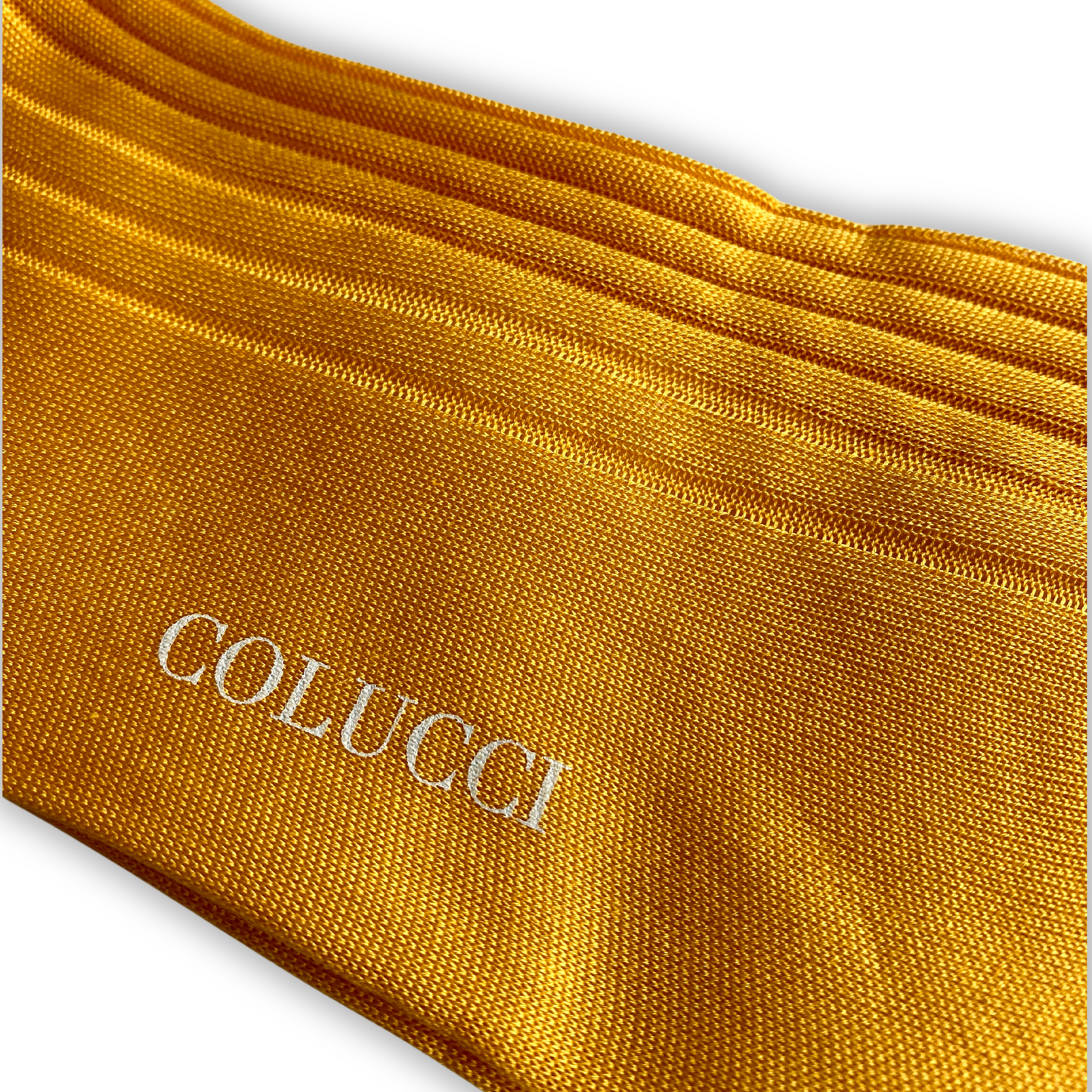 Yellow Cotton Dress Socks
