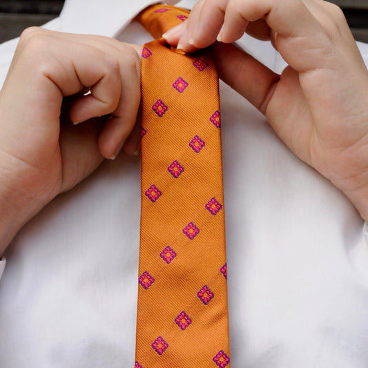 Orange Kelly Tie