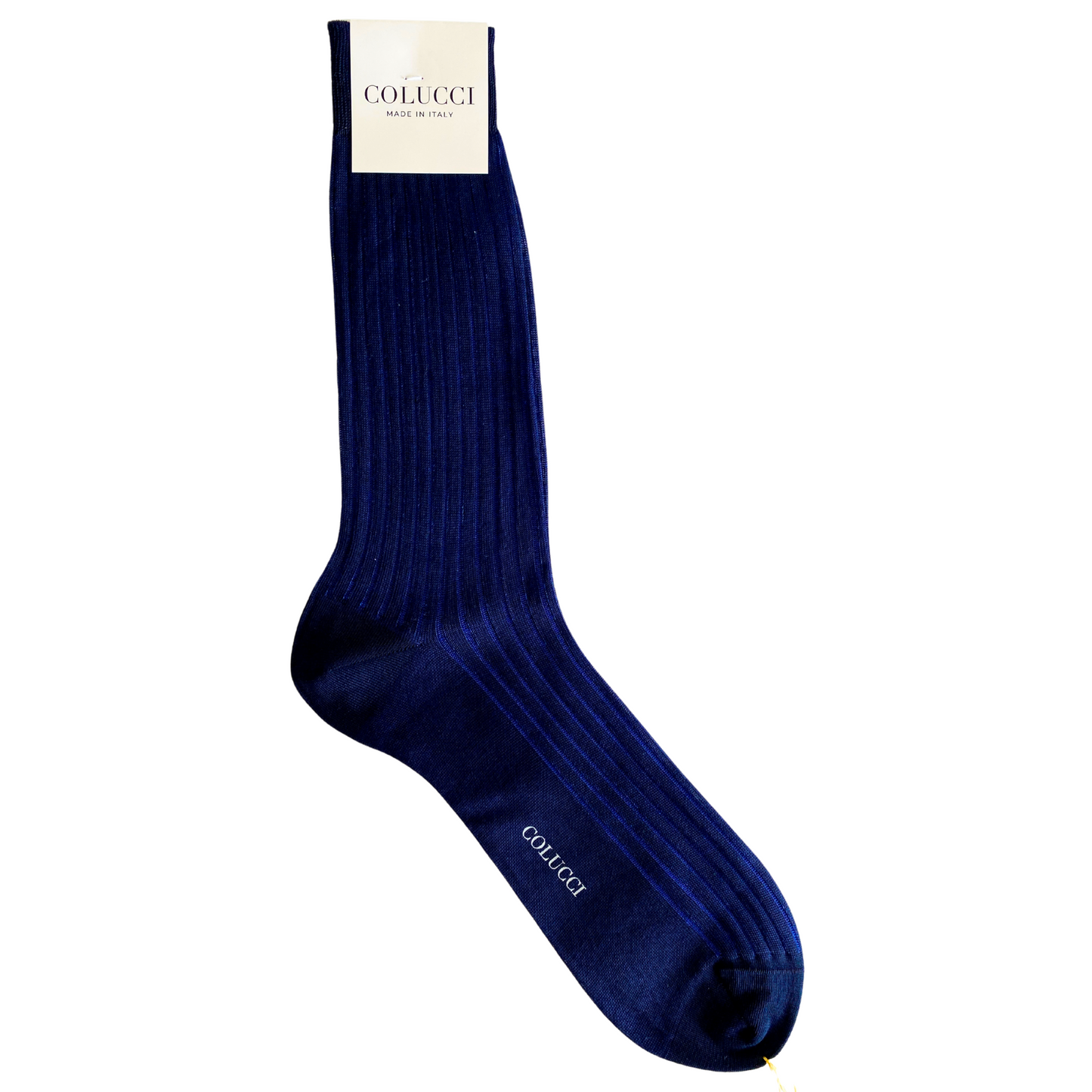 Navy & Blue Cotton Dress Socks