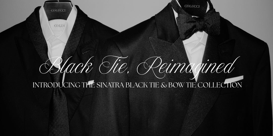 Black Tie, Reimagined: Introducing the Sinatra Black Tie & Bow Tie Collection