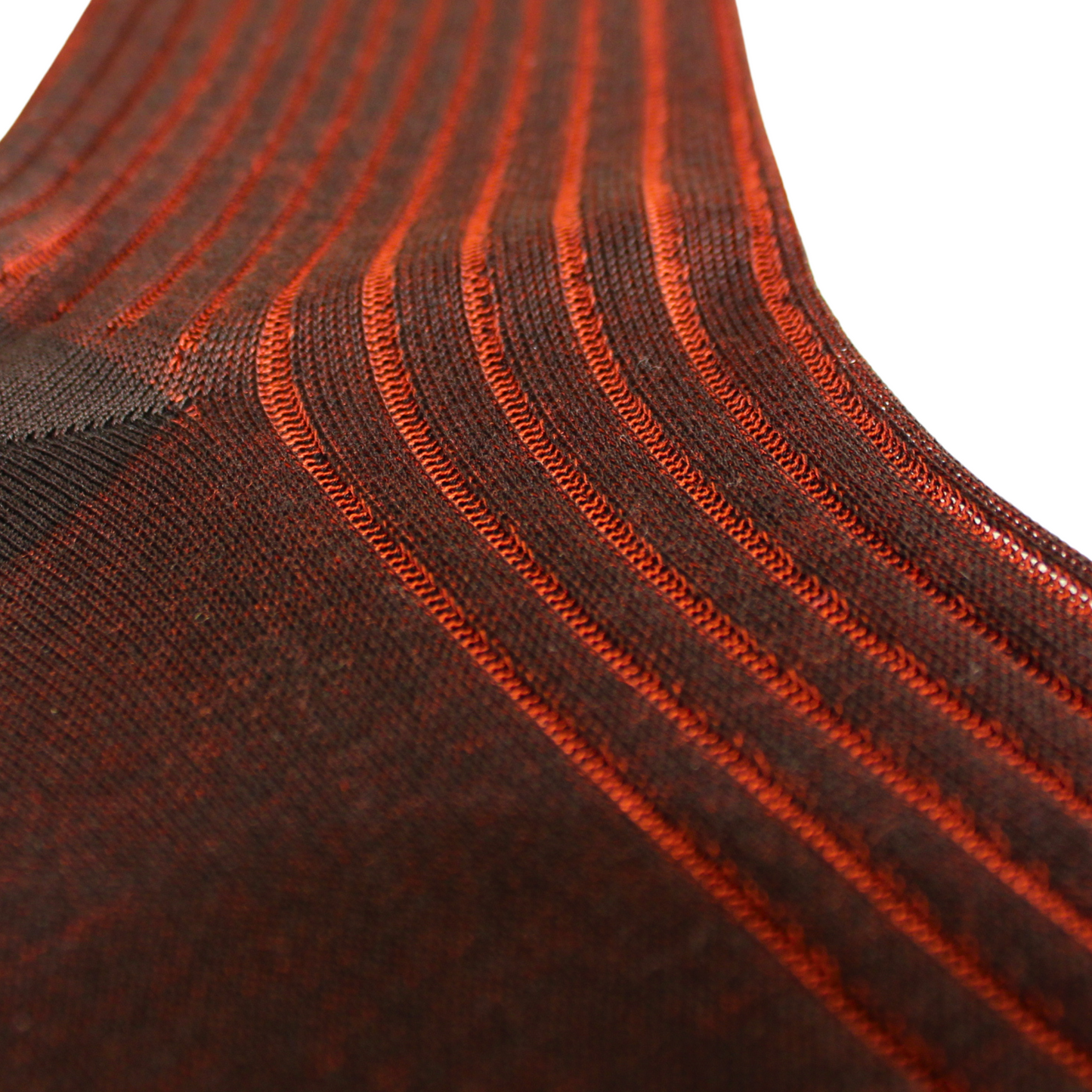 Brown & Orange Cotton Dress Socks