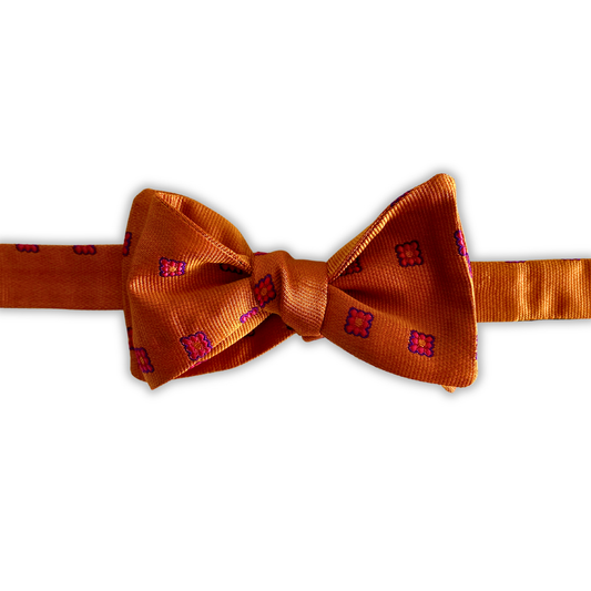 Orange Kelly Bow Tie