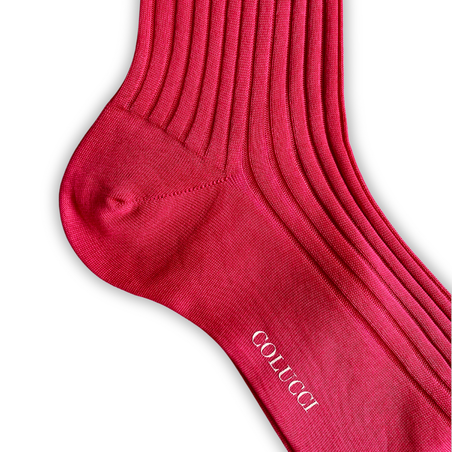 Pink Cotton Dress Socks