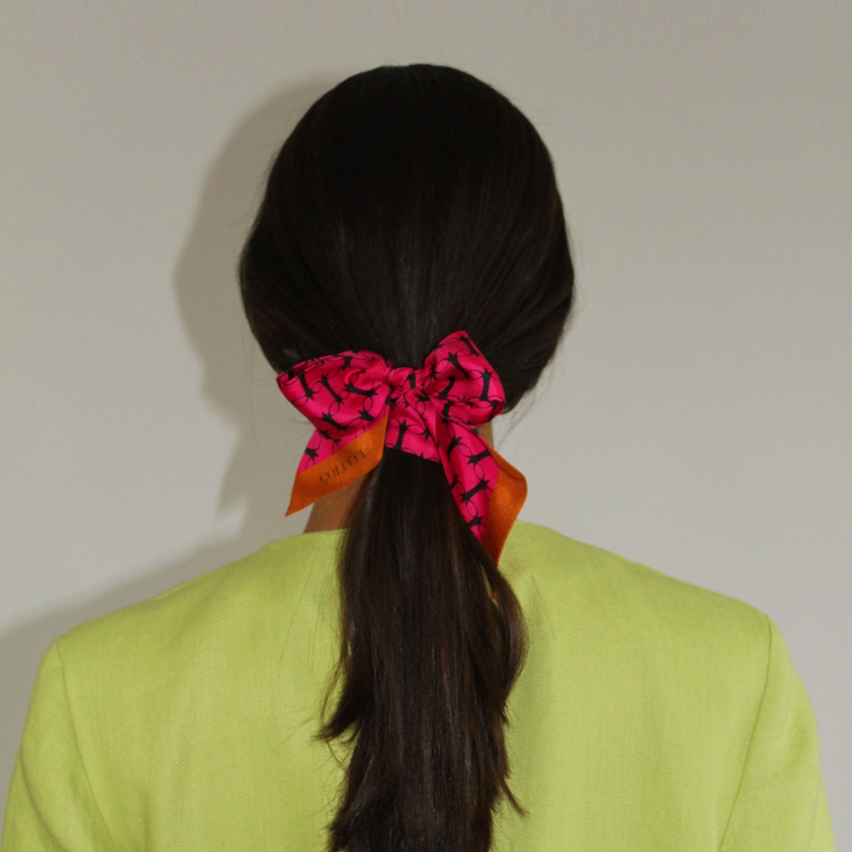 CC  Twilly Mini Scarf 120cm Light Pink Mulberry Silk 945733