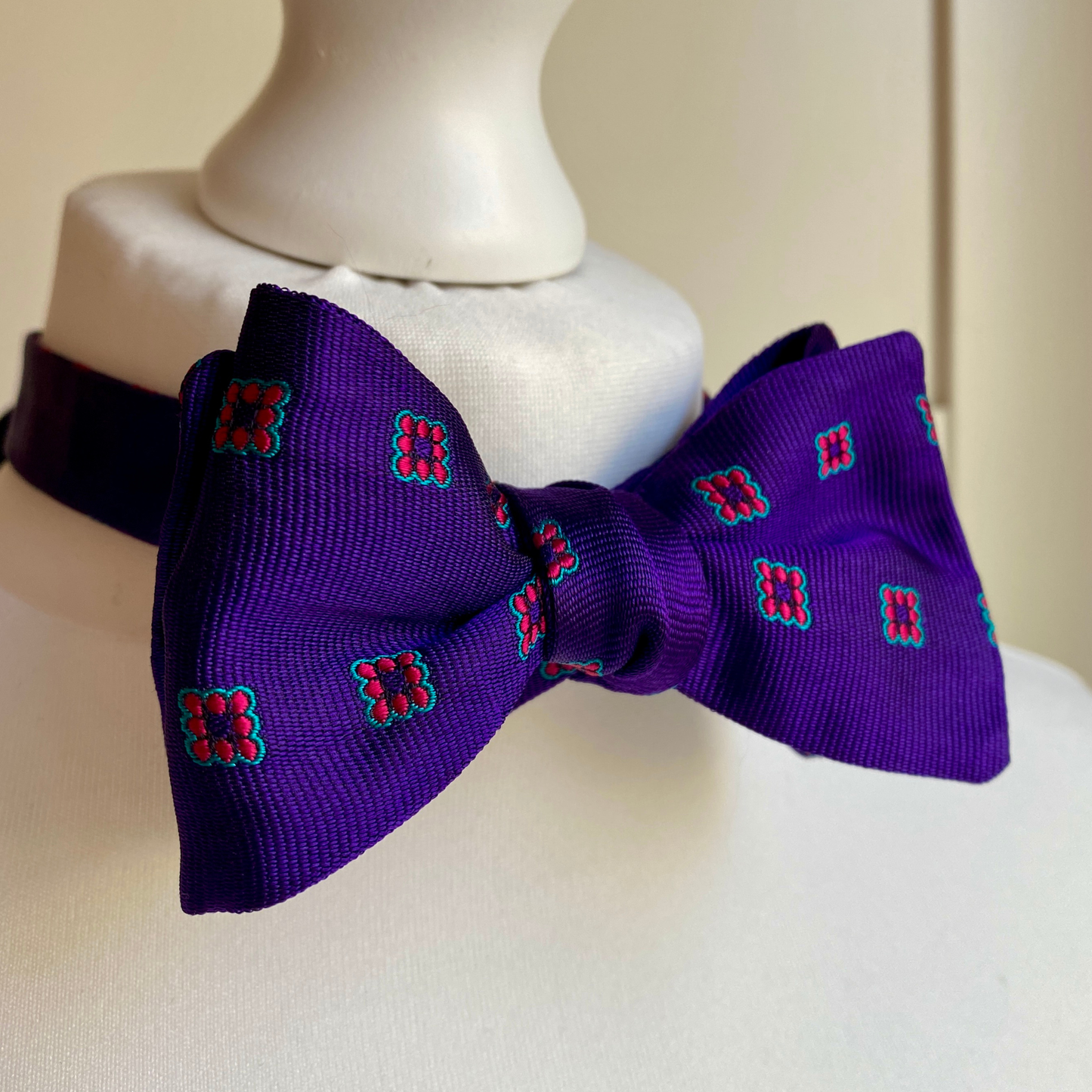 Purple Kelly Bow Tie