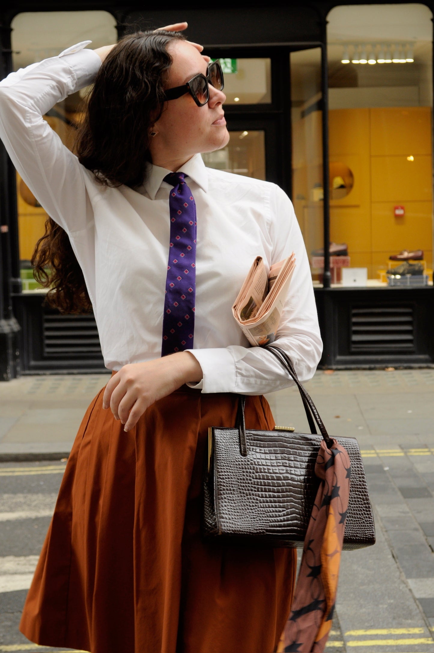 Signature Concealed Button Dress Shirt