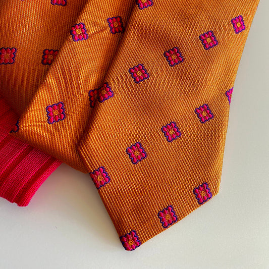 Orange Kelly Tie